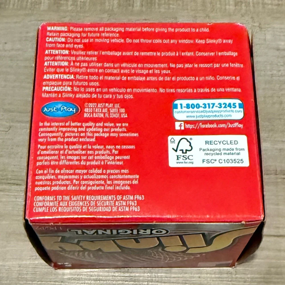 The Original Slinky Walking Spring Toy, Metal Slinky